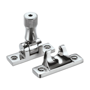 F&B POLISHED CHROME LOCKING NARROW BRIGHTON SASH FASTENER