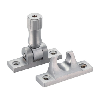 F&B SATIN CHROME LOCKING NARROW BRIGHTON SASH FASTENER