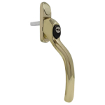 35mm BRASS Pltd HCL690 RH LOCK Espag HANDLE