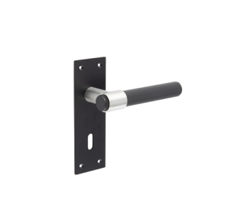 ERON RANGE BLACK T-BAR LEVER LOCK FURNITURE 148 X 48 B/P