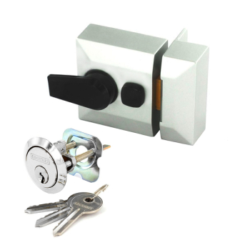 SILVER 40mm NARROW NIGHTLATCH