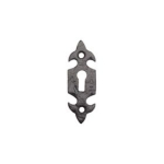 BA FLEUR-DE-LYS OPEN KEY ESCUTCHEON 79x28mm