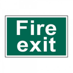 FIRE EXIT SIGN 300x200mm