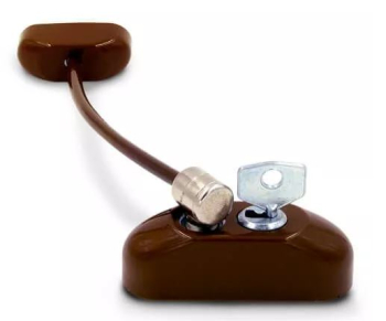 BROWN GARDINIA CABLE LOCK RESTRICTOR BROWN GARDINIA CABLE LOCK RESTRICTOR